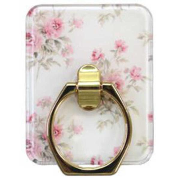 アクロス　スマホリング フラワーデザイン デザイン7　ASRFLORAL07