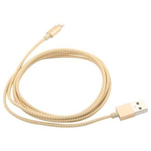 藤本電業 [ライトニングケーブル]充電・転送 2.4A(1.5m・ゴールド)MFi認証 CK-LA01GD