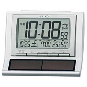 SEIKO（セイコー） ソーラー電波目覚まし時計 SQ751W ( 1台