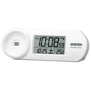 セイコー 電波目覚まし時計 NR532W(白)の商品画像
