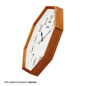 セイコー 掛け時計 「スタンダード」茶木地 K...の詳細画像1