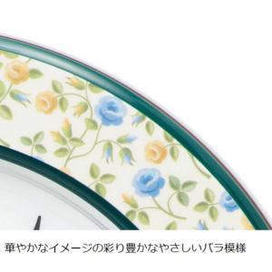 セイコー 掛け時計 「スタンダード」花模様光沢...の詳細画像2