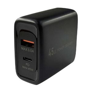 オズマ Power Delivery搭載ACUSB充電器 45W  ブラック    ACUC45PDBK