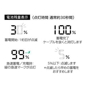 オズマ PD20W出力10000mAhモバイル...の詳細画像2