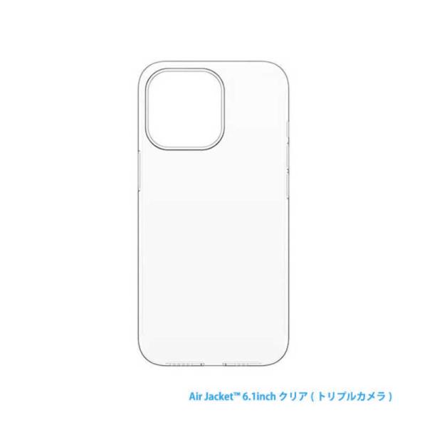 パワーサポート　iPhone 2021 6.1inch Air Jacket クリア POWER S...