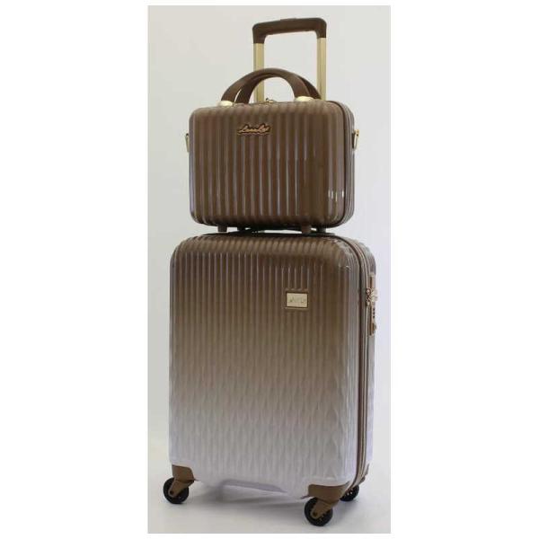 シフレ　抗菌 スーツケース Mサイズ ジッパータイプ ミニトランク付き LUNALUX(ルナルクス)...