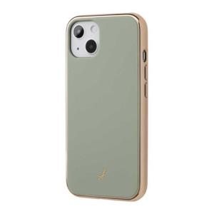 HAMEE salistyマットカラー耐衝撃ハードケース ピスタチオ IP13SLSTHARDGN