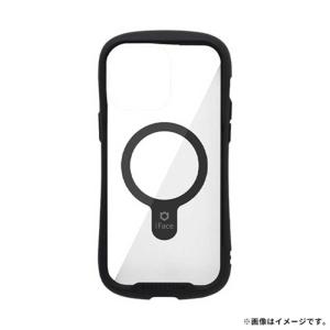 HAMEE　［iPhone 14 Pro Max専用］iFace Reflection Magnetic 強化ガラスクリアケース ブラック　IP14PMIFACEREFMBK｜y-kojima