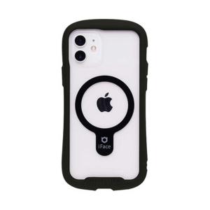 HAMEE　［iPhone 12/12 Pro専用］iFace Reflection Magnetic 強化ガラスクリアケース ブラック　41-958995