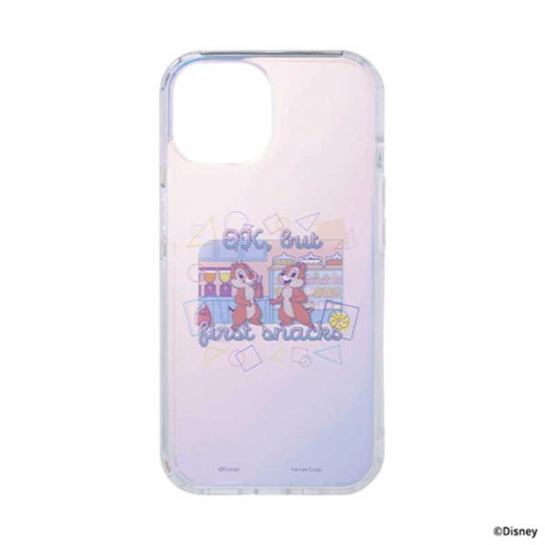 HAMEE　iPhone 15専用 ディズニーキャラクター HIGHER ハイブリッドケース チップ...