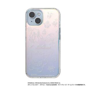 HAMEE iPhone 15専用 ポケットモンスターHIGHER ハイブリッドケース ラインアート 669-965115の商品画像