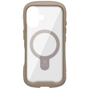 HAMEE　iPhone 16(6.1インチ) iFace Reflection MagSynq 強化ガラスクリアケース iFace ベージュ　41-980033