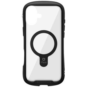 HAMEE　iPhone 16 Plus(6.7インチ) iFace Reflection MagSynq 強化ガラスクリアケース iFace ブラック　41-980118
