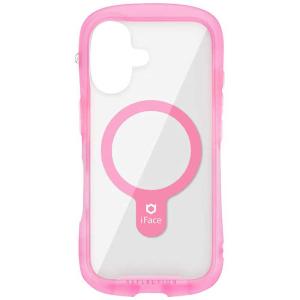 HAMEE　iPhone 16(6.1インチ) iFace Reflection Neo MagSynq 強化ガラスクリアケース iFace クリアピンク　41-980248
