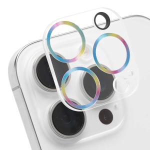 HAMEE　［iPhone 16 Pro/16 Pro Max専用］iFace 強化ガラス カメラレンズプロテクター iFace メタルレインボー　41-982969