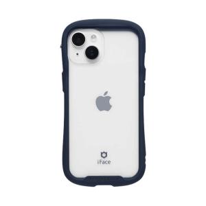 HAMEE　［iPhone 15/14/13専用］iFace Reflection強化ガラスクリアケース iFace ネイビー　41-983324