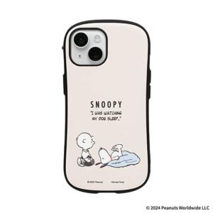 HAMEE　［iPhone 15/14/13専用］PEANUTS/ピーナッツ iFace First Class MagSynq KUSUMI ケース くすみホワイト/ スリーピング　41-986493