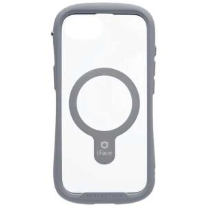 HAMEE　iPhone 16e iFace Reflection MagSynq 強化ガラスクリアケース iFace グレー　41-988619