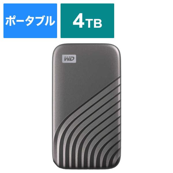 WESTERN DIGITAL　USB 3.2 Gen 2対応の高速ポータブルSSD My Pass...