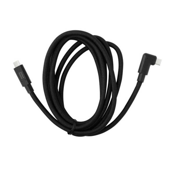 イツワ商事　USB TYPE-C TO C L字 ケーブル 20GBPS PD240W 2.0M M...