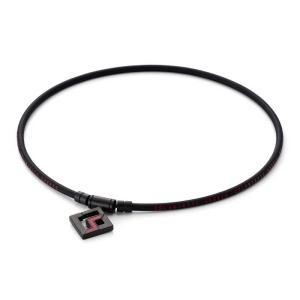 コラントッテ　SPORTS PRO マグチタンネックレス SG160(47cm)ループ：ブラック×レッド トップ：ブラックチタン×レッド　DBAAC2614