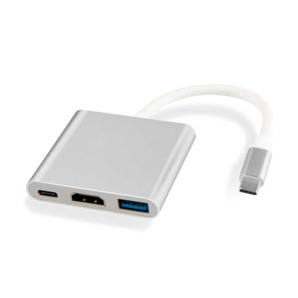 フリーダム　USB Type-C HDMI変換アダプター PD100W対応 ［バス＆セルフパワー /...