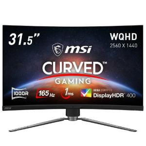 MSI ゲーミングモニター 31.5型/ WQHD/ ワイド/ 曲面型 MPGARTYMIS323CQR