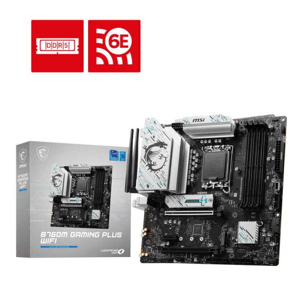 MSI　マザーボード Intel B760搭載［MicroATX］ ホワイトシルバー　B760M G...