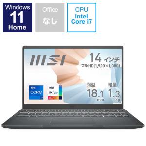 MSI ノートパソコン カーボングレイ  Modern-14-B11MOU-894JP