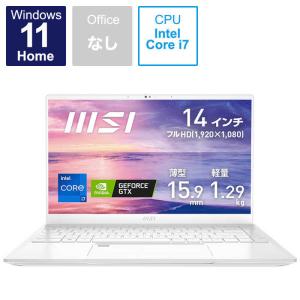 MSI ノートパソコン ピュアホワイト  Prestige-14-A11SC-093JP
