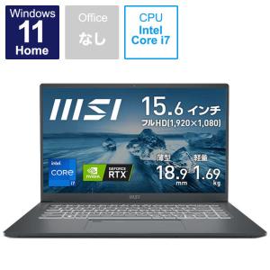 MSI　ノートパソコン  [15.6型 /Windows11 Home]　Prestige-15-A12UC-095JP