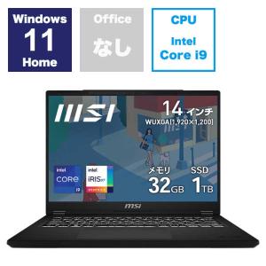 MSI　ノートパソコン ［14.0型 /Windows11 Home /intel Core i9 /メモリ：32GB /SSD：1TB /2024年1月］　MODERN-14-D13MG-4165JP｜コジマYahoo!店
