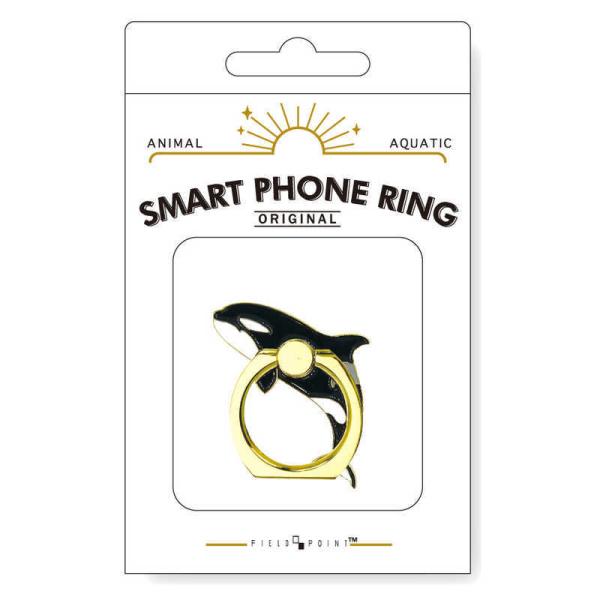 ワールド商事　アクアチック スマートフォンリング シャチ　Z0622SR