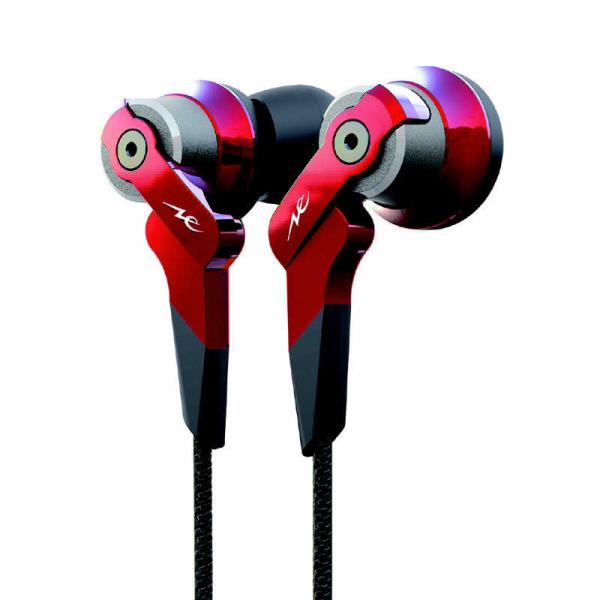 ラディウス　イヤホン カナル型 レッド [φ3.5mm ミニプラグ]　HP-NHR21