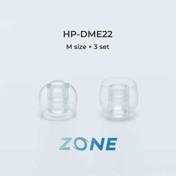 ラディウス　ディープマウントイヤーピース ZONE M 3セット クリア　HPDME22CL