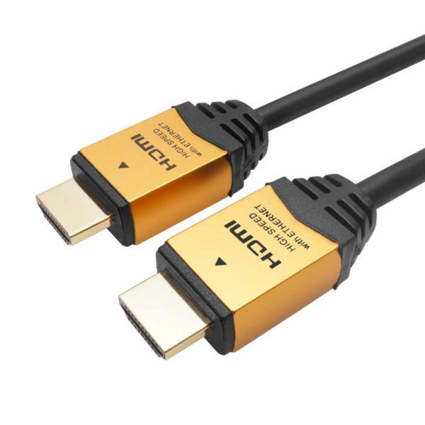 ホーリック　HDMIケーブル ゴールド [1.5m /HDMI⇔HDMI /スタンダードタイプ /8...
