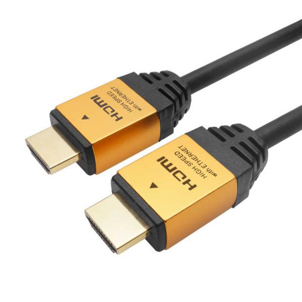 ホーリック　HDMIケーブル ゴールド [3m /HDMI⇔HDMI /スタンダードタイプ /4K対...