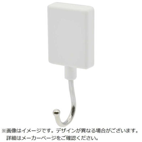 マグエックス　マグエックス マグネットフラットフック(抗菌)M白 　MFH3W