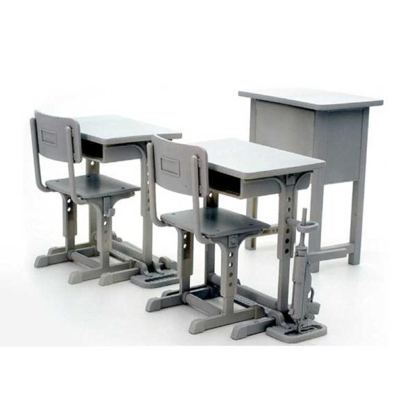 トミーテック　1/12 LittleArmory [LD011]　指定防衛校の机 グリースガンセット