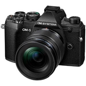 OMSYSTEM　ミラーレス一眼カメラ　OM-5 12-45mm F4.0 PRO レンズキット ブラック｜コジマYahoo!店