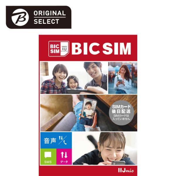 IIJ　【無料Wi-Fi付】BIC SIM ギガプランパッケージ（音声/SMS/データ共通）　IMB...