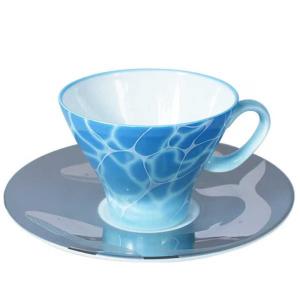 香蘭社　コーヒー碗皿 ビックブルー　15761HYA｜y-kojima