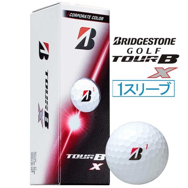 ブリヂストン　ゴルフボール TOUR B X ［3球(1スリーブ)］ コーポレート　B6CXJ