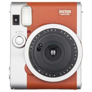 富士フイルム FUJIFILM インスタントカメラ instax mini 90  ネオクラシック ブラウン INSTAXMINI90BROWN