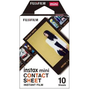 富士フイルム　FUJIFILM　チェキ インスタントフィルム instax mini用フィルム「CONTACT SHEET」 1パック(10枚入) コンタクトシート　INSTAXMINICONTACTWW