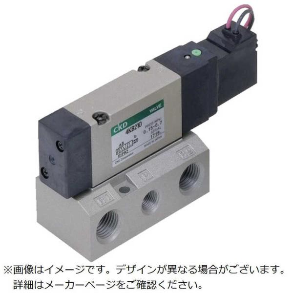 CKD　CKD4Kシリーズパイロット式5ポート弁セレックスバルブ 　4KB110-06-DC24V