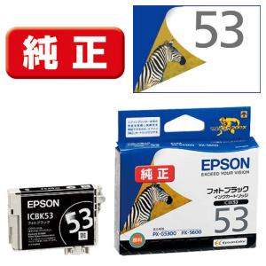 エプソン　EPSON　インクカートリッジ　ICBK53 フォトブラック