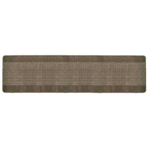 オカ　優踏生洗いやすい キッチンマット6×24 ブラウン　