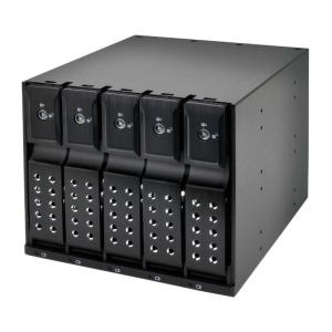 センチュリー　SATA 3.5インチHDD×5台搭載可能 HDDマウントラック iStarUSA　BPN-DE350SS-BK2｜y-kojima