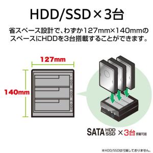 センチュリー 裸族のお立ち台 3Bay IS ...の詳細画像5